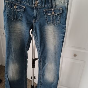 Angel Faded Blue Jeans